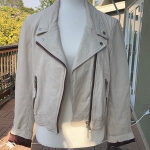 Isabel Marant Etoile Lamb Leather Moto Jacket